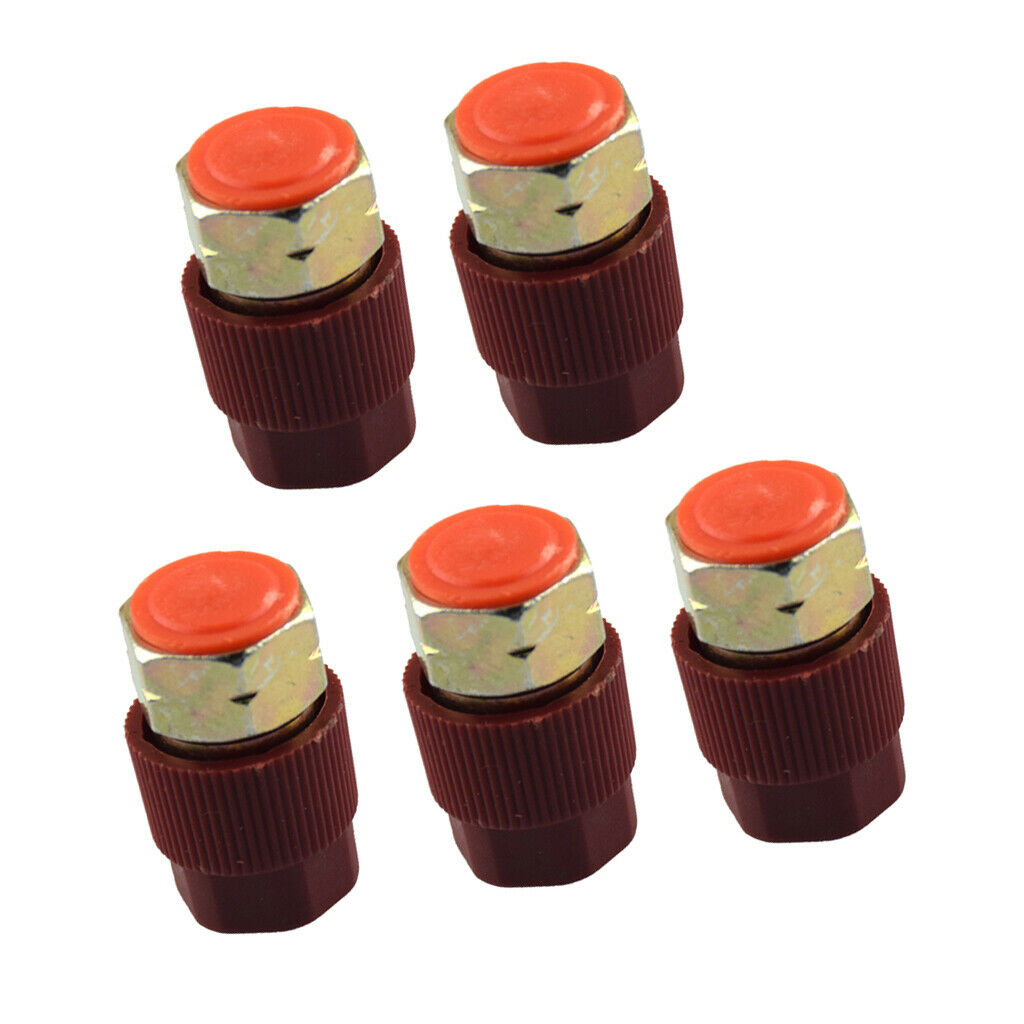5 Pieces AC A/C Charging 3/8 High Side