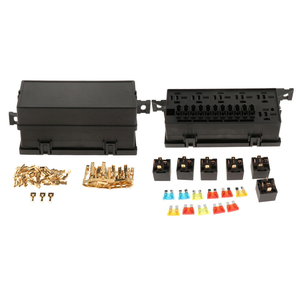 Motor vehicle 11-way relay fuse box block holder Motor vehicle insurance socket