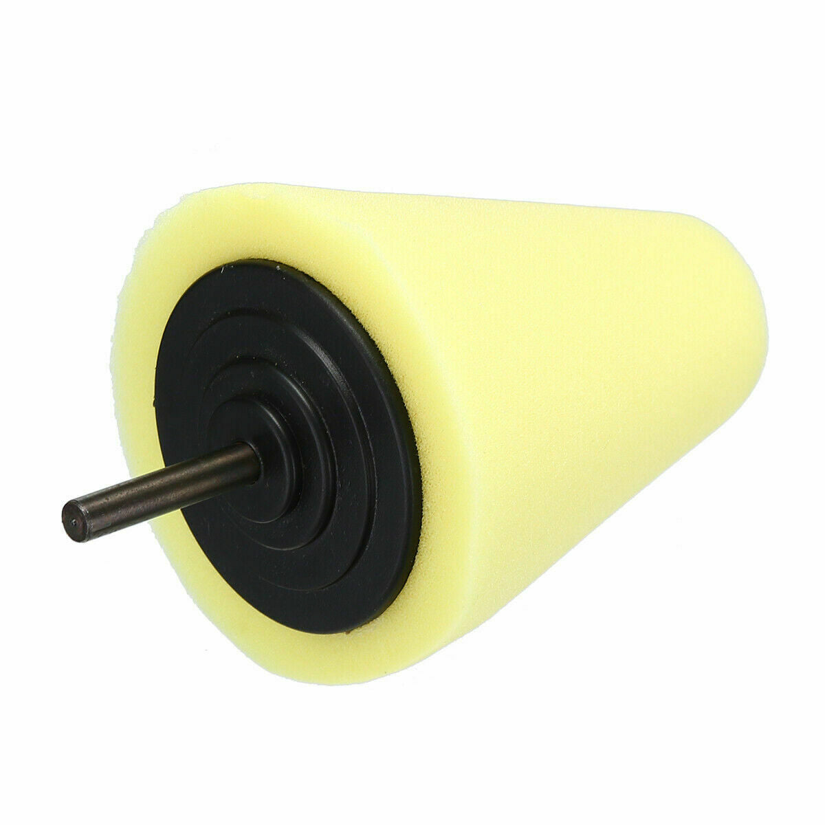 5PCS Car Wheel Hub Buffing Shank Polishing Sponge Ball Cone Metal Foam Pad Tools
