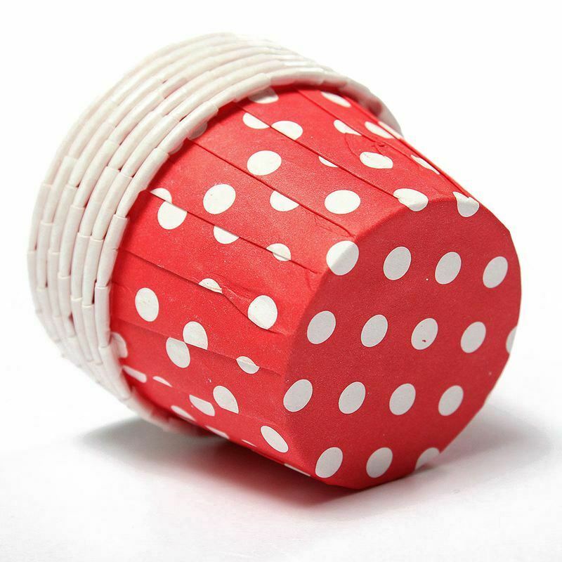100X Paper Cupcake Liner Muffin Candy Nut Snack Greaseproof Dessert Baking CupR9