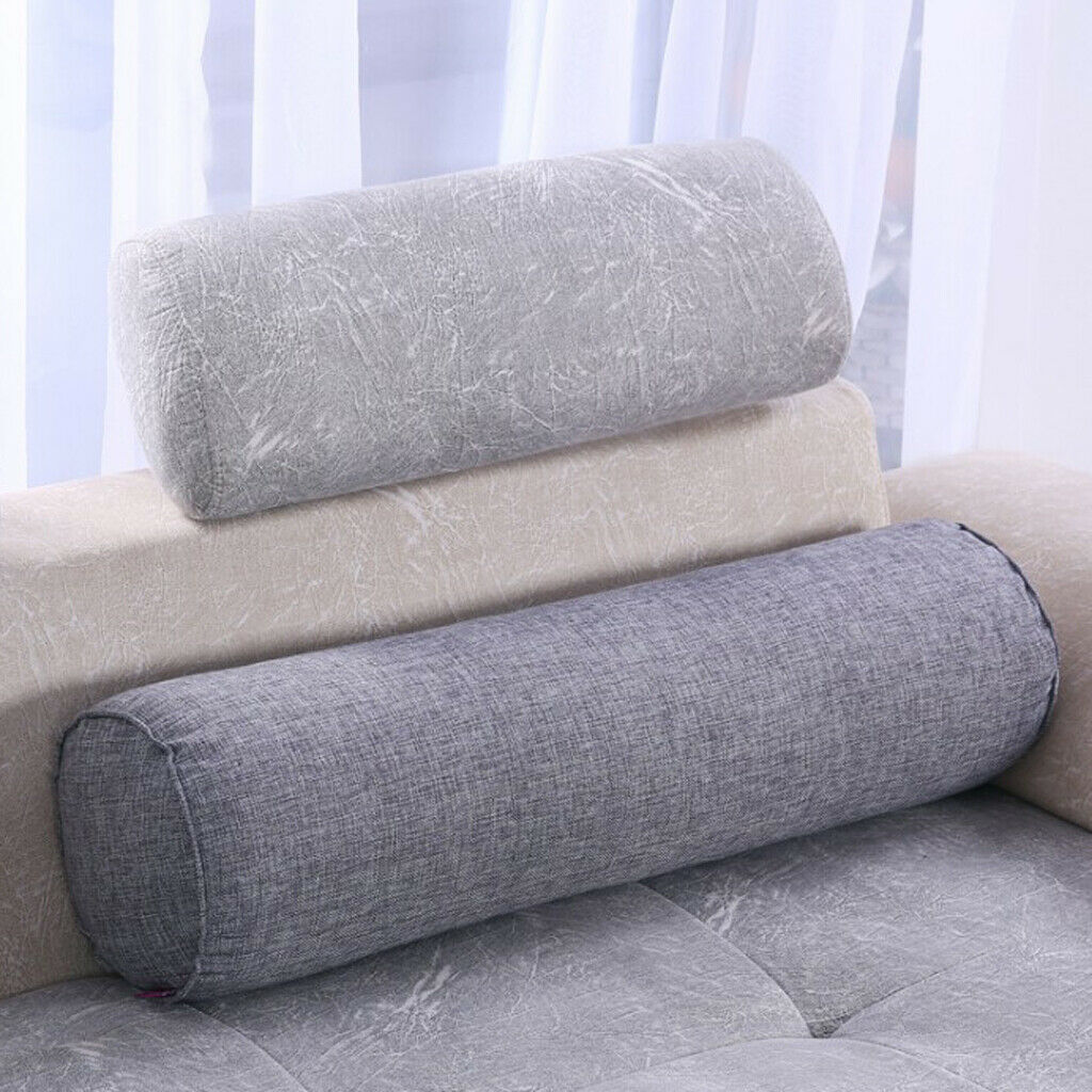 2PCS Comfortable Back Neck Roll Pillow Orthopedic Sleep Pillows Foot Support