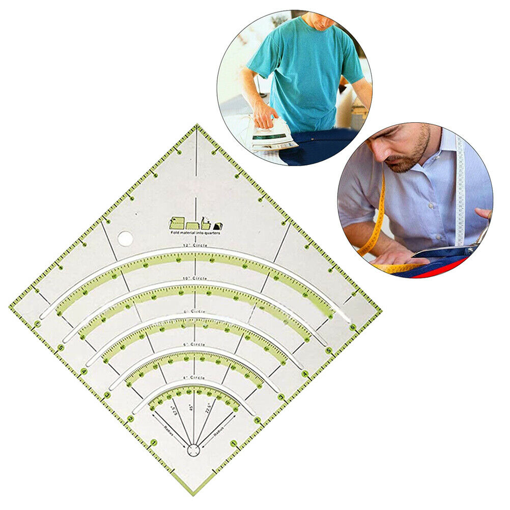 Transparent Quilting Sewing Patchwork Ruler Cutting Tools DIY Plastic Ruler