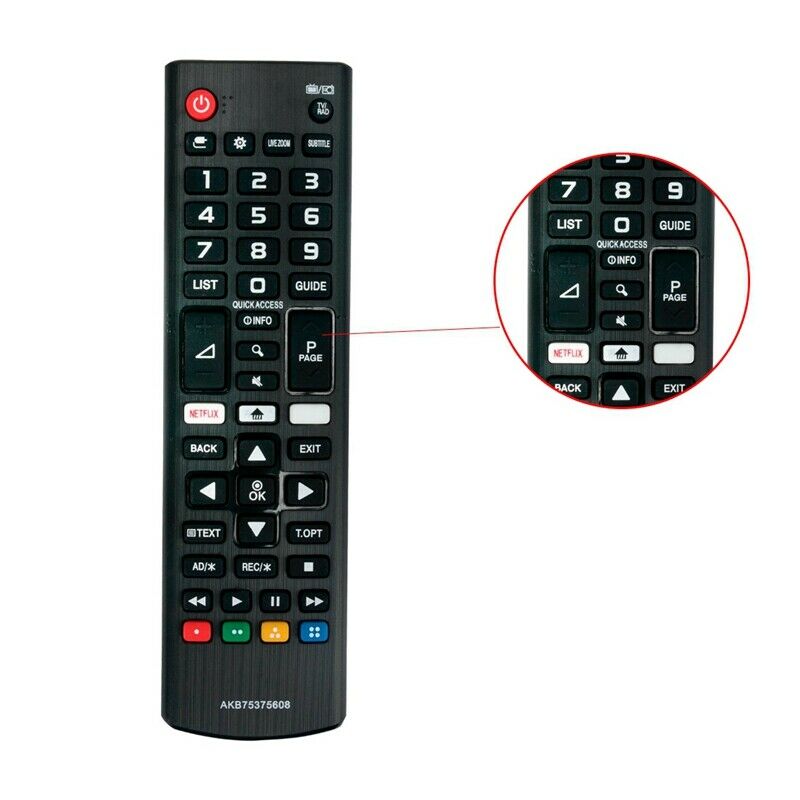 2X(Replaced Remote Control AKB75375608 for LG TV B2G5)