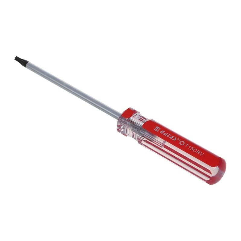 Red Clear Plastic Handle T15 Security Torx Screwdriver Tool F4V5V5