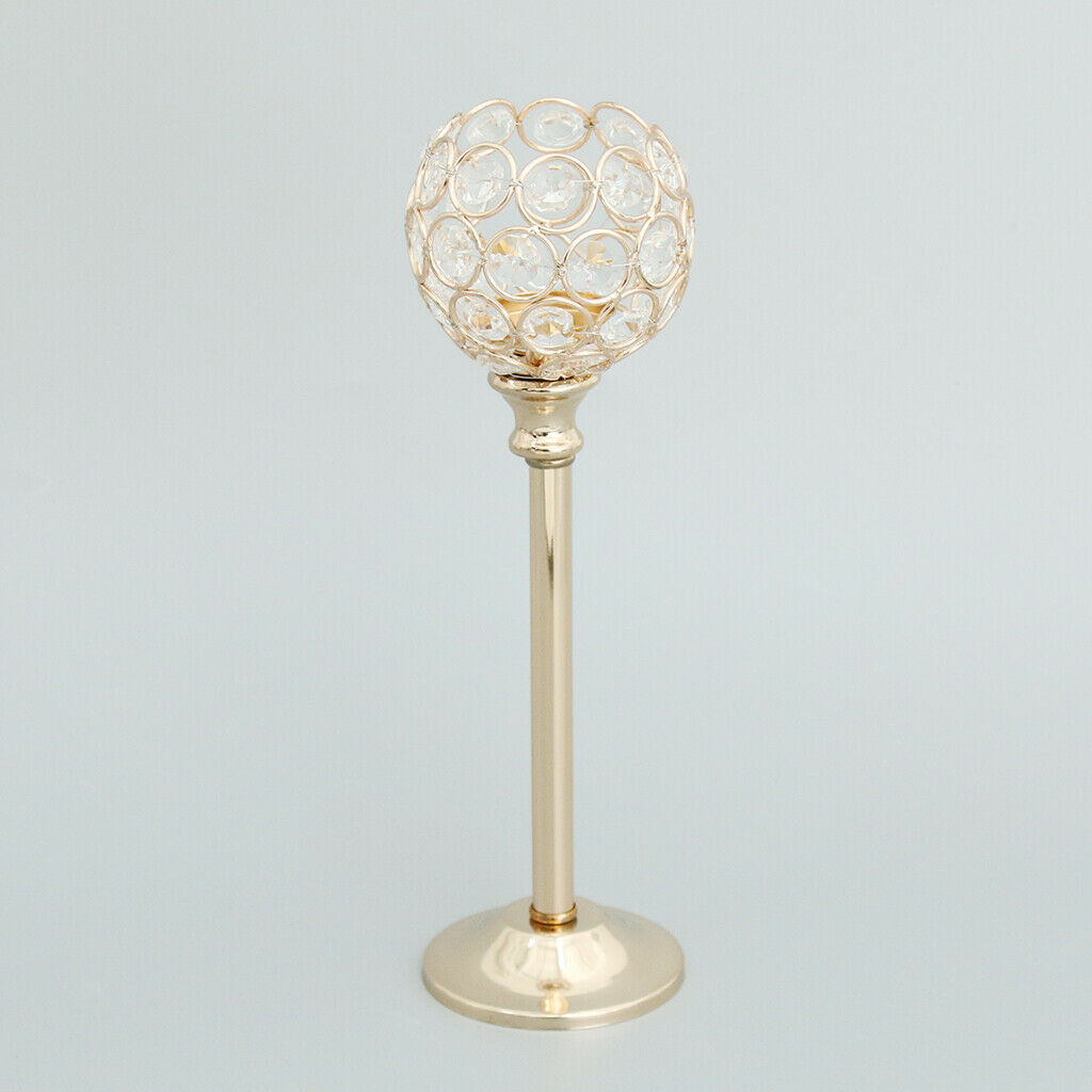 MagiDeal Crystal Candlestick Candlestick Candlestick Candelabra L 2 Set