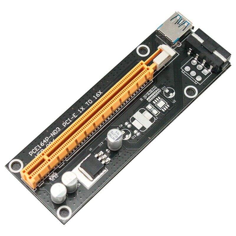 VER006 USB 3.0 Pci-E Riser Card PCI-E 1X to 16X 4Pin Image Extension Cable BS4B4