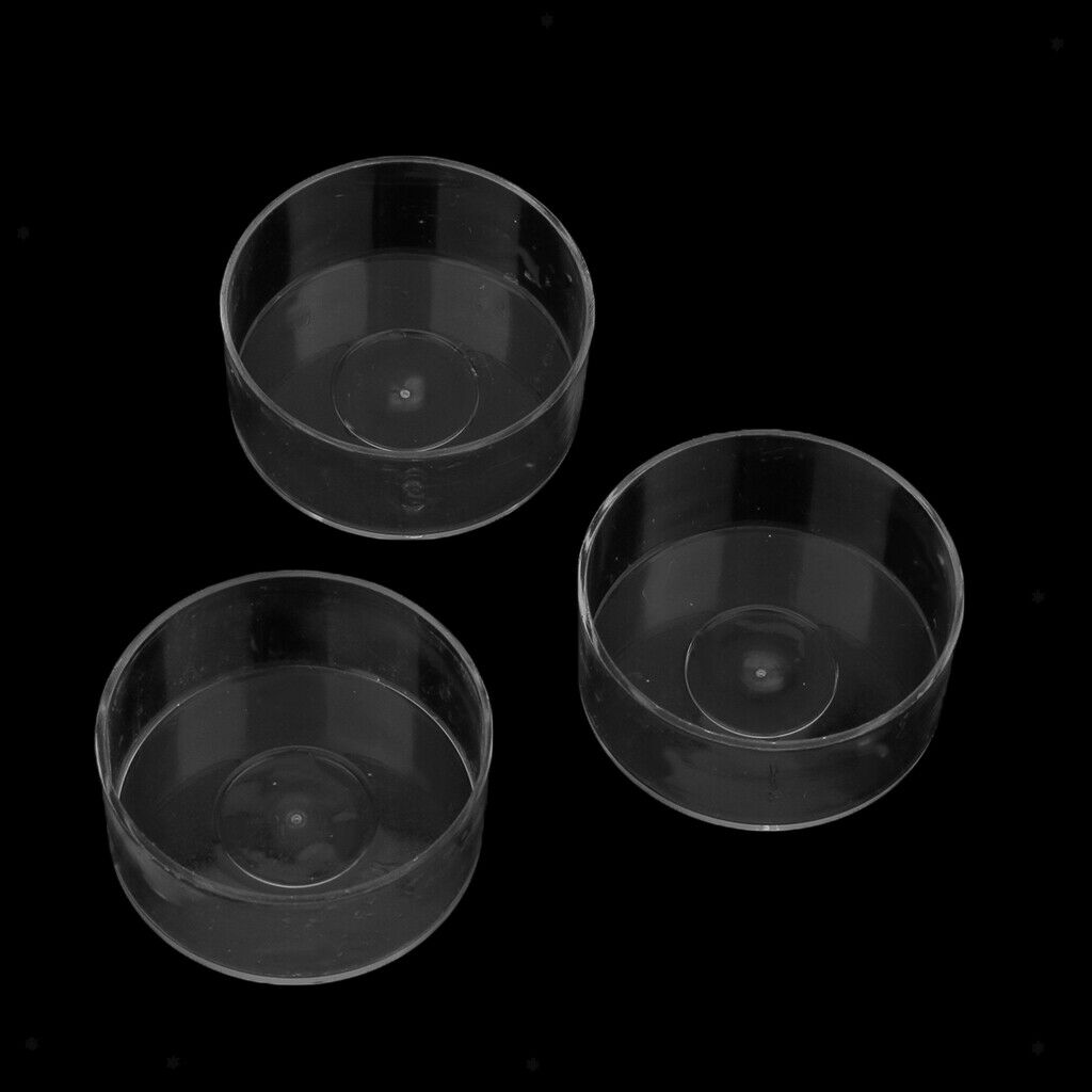 40Pack Clear Tealight Cups Candle Mold Case Candle Holder Party Decoration