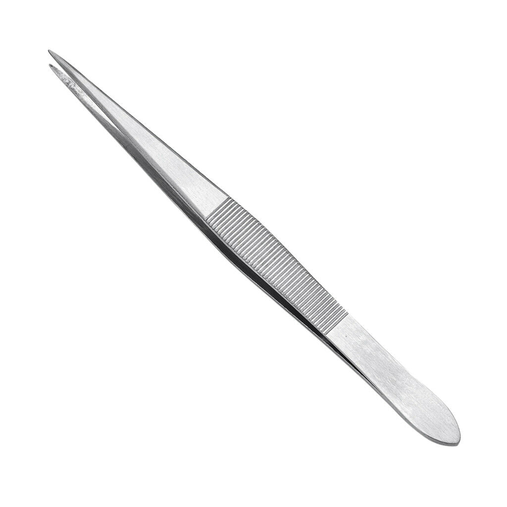 2pcs Eyelash Extension Tweezers Lashes Application Stainless Steel Cosmetics