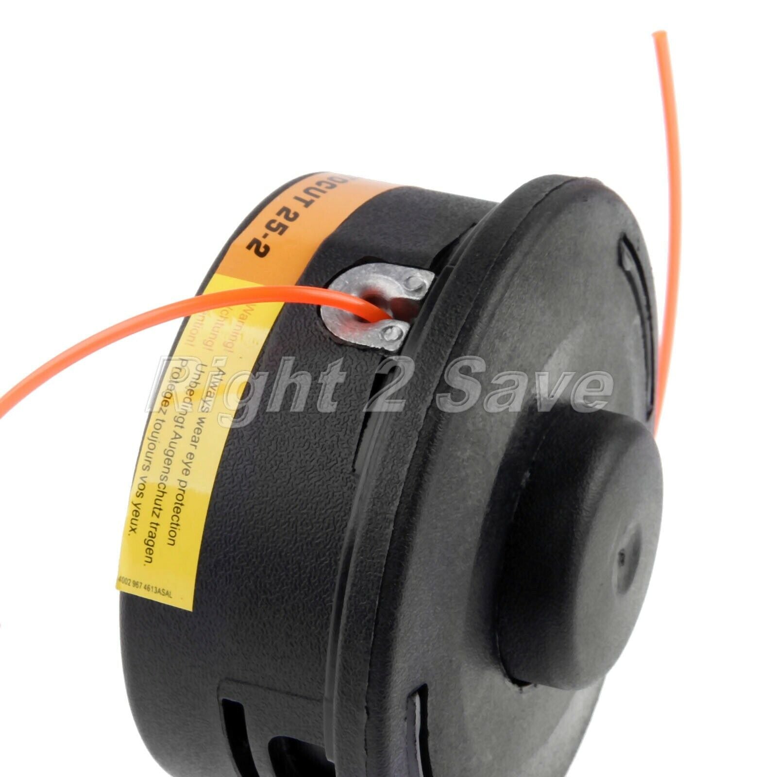 For STIHL Trimmer Head Black Universal Brushcutter Double Line Garden Tool Parts