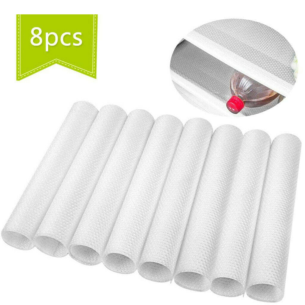 8PCS Refrigerator Mat Multifunction Fridge Mats Refrigerator Liners Drawer Table