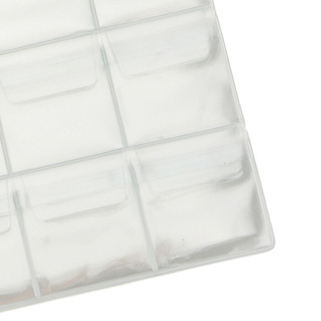 10 Pieces Stamp Pocket Pages Plastic Coin Holders Stamp Currency Protector Coin
