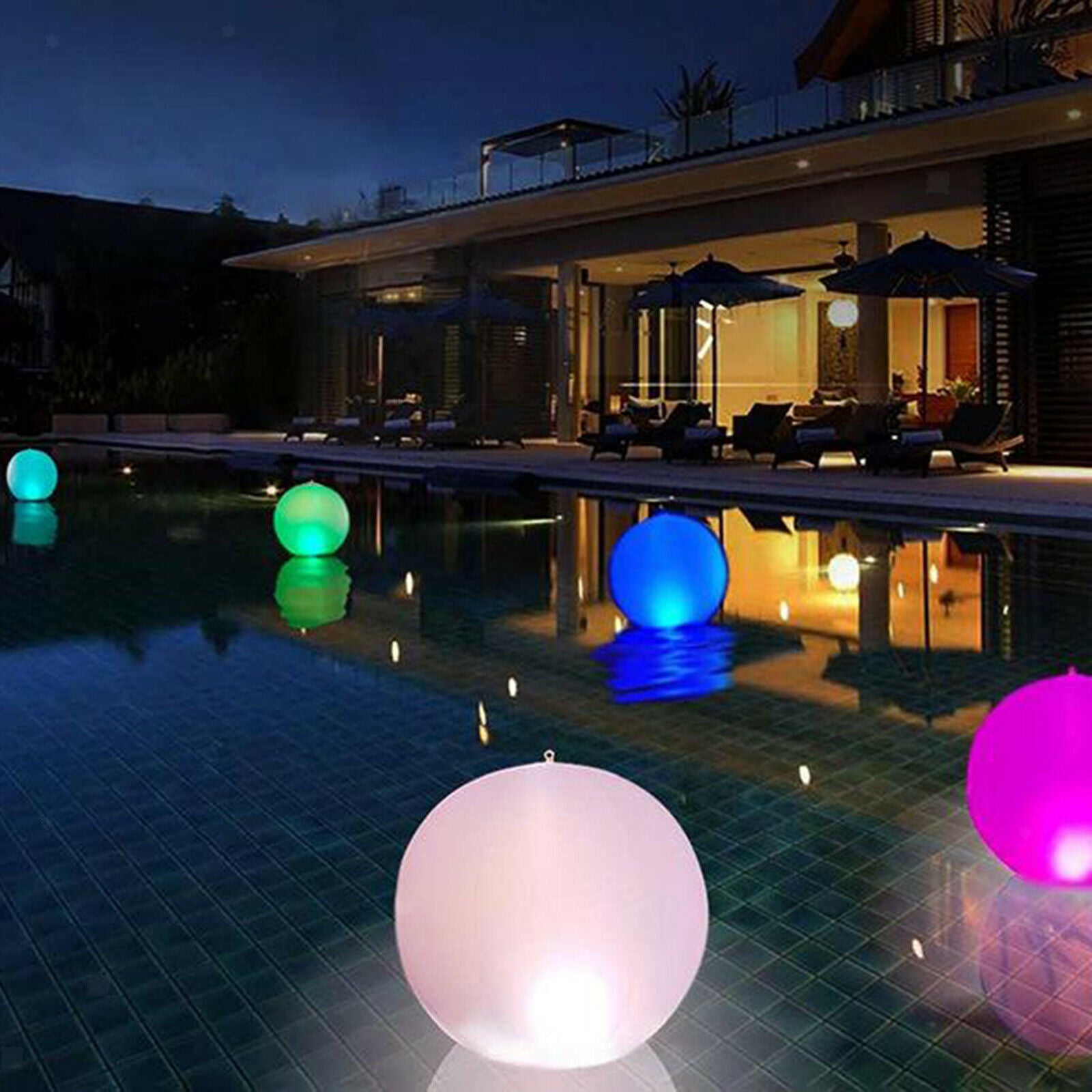 1pc Solar Floating Pond Pool Swimming Lamp LED Lawn Garden Light Color Changing