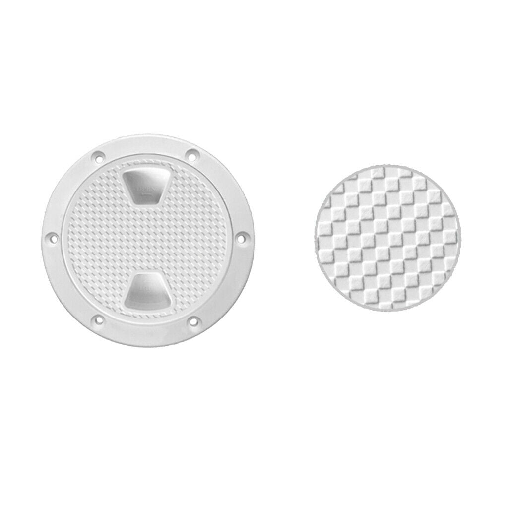 2pcs 6&8 Inch Deck Plate Waterproof Inspection Hatch Cover Lid w/ Screws for