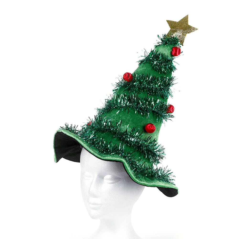 Christmas Tree Hat Luminous Santa Hat For Christmas Costumes For Adults and Kids