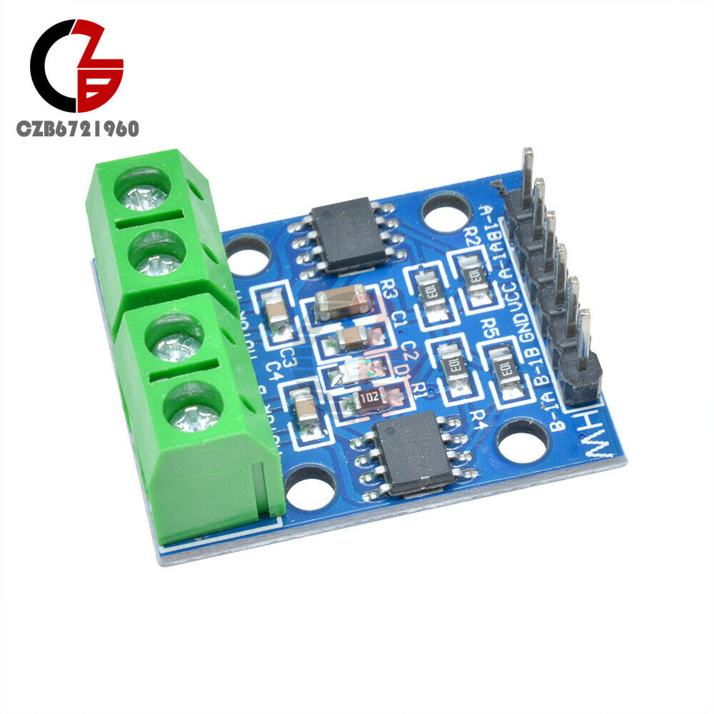 5Pcs H-bridge Stepper Motor Dual DC Motor Driver Controller Board L9110S
