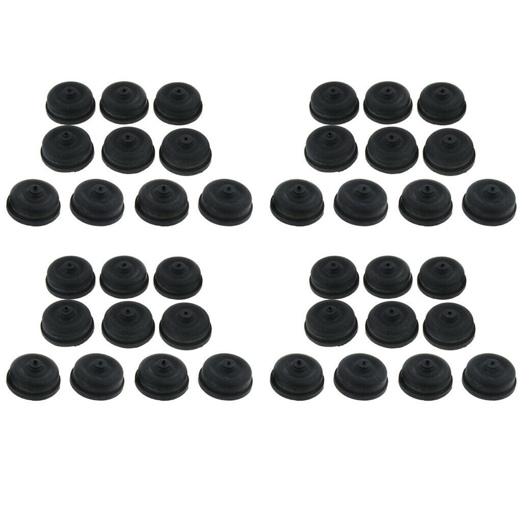 40Pcs Fish Tank Fishing Air Pump EPDM Joint Rubber Cup Diaphragm Parts
