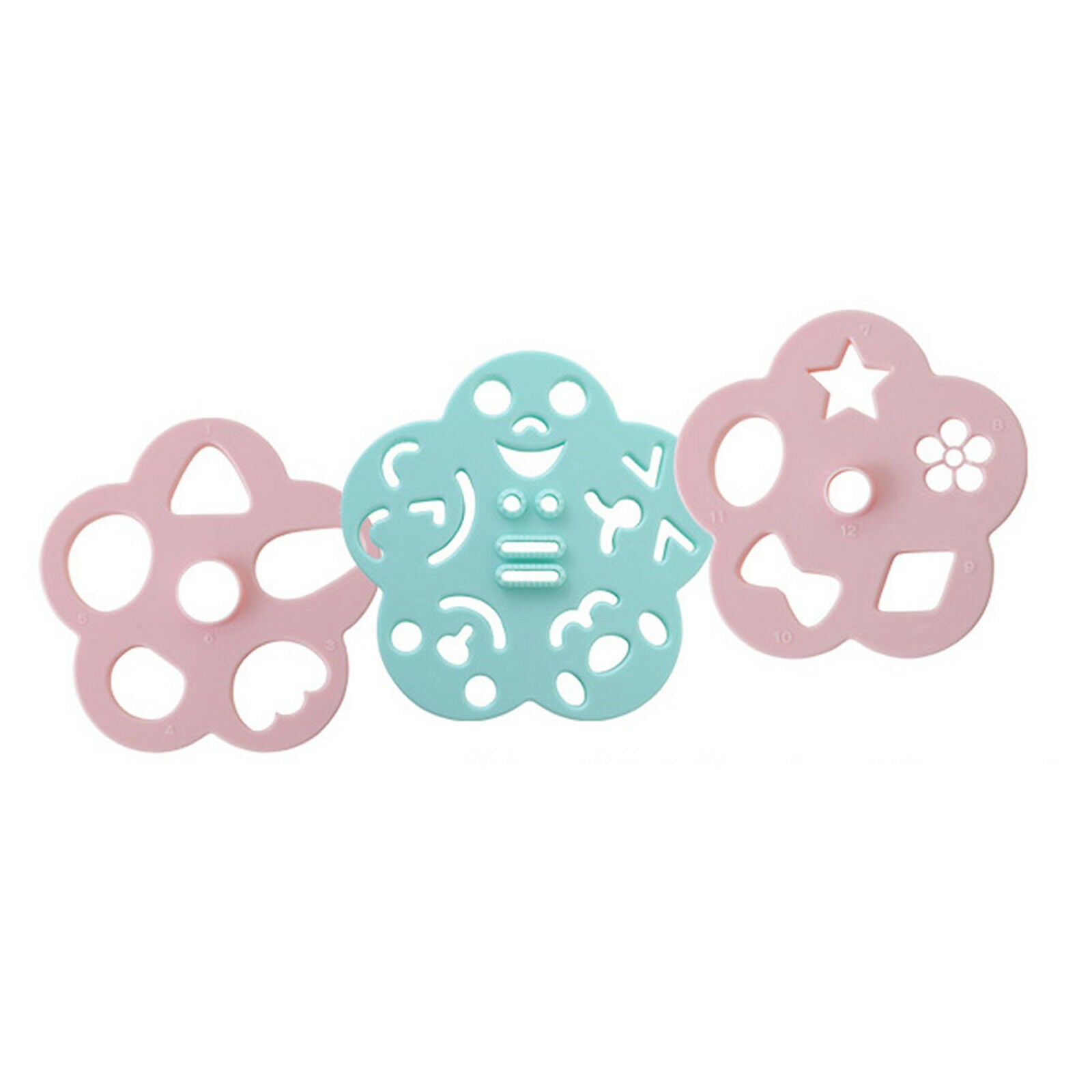 Nori Kitchen Rice Decor Maker Kit Mould for Baby Meal Cute Bento Lunch Make