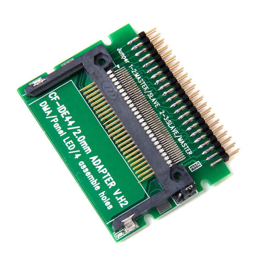 2x Laptop PC 2.5" 44-Pin Male IDE HDD To CF Card Adapter