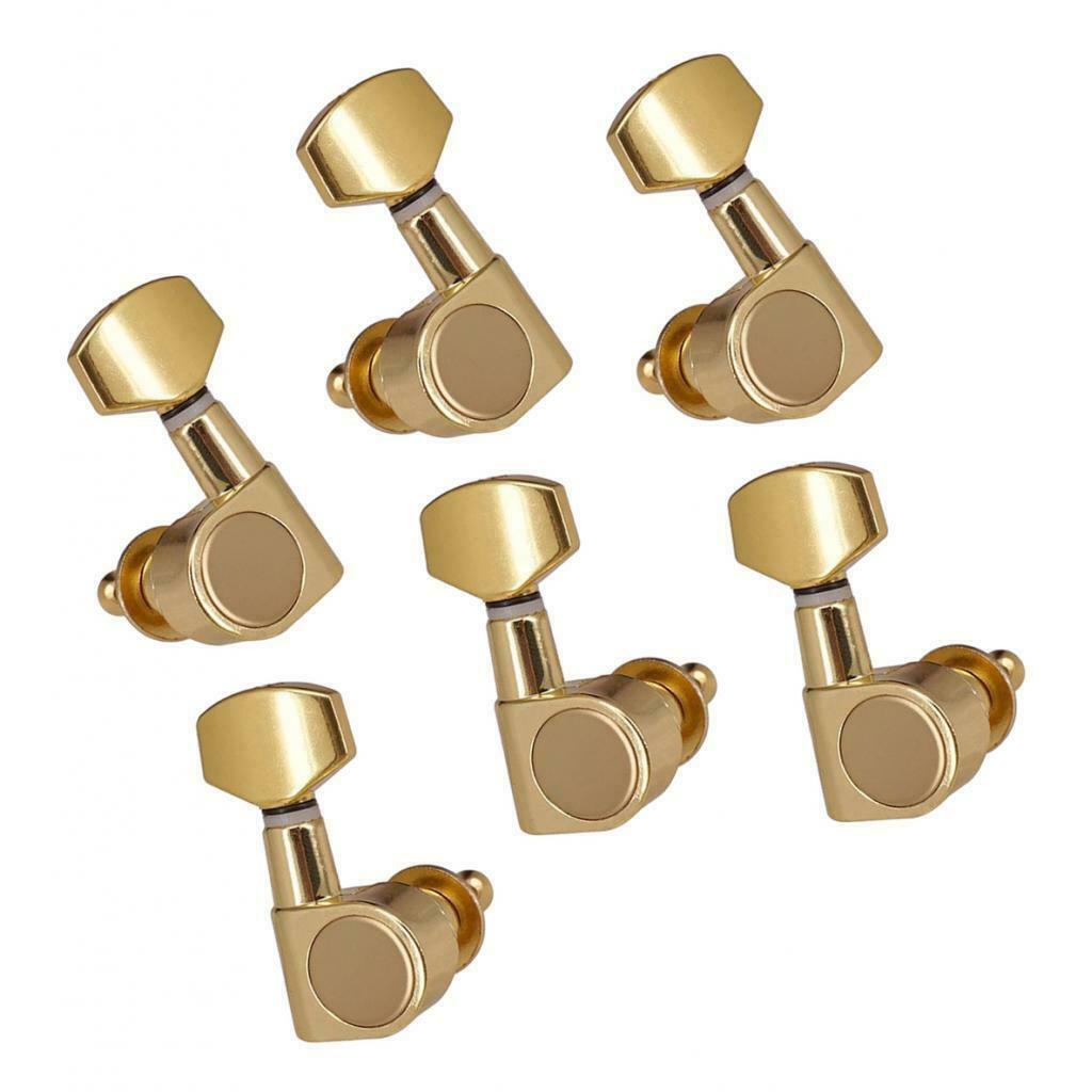 6Pcs Guitar Closed Button Tuning Keys Tuners for Acoustic Guitar Replacement
