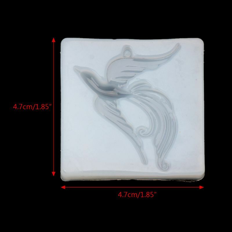 Beatuy Bird Phoenix Pendant Jewelry Silicone Mold Craft Tool Jewelry Making DIY
