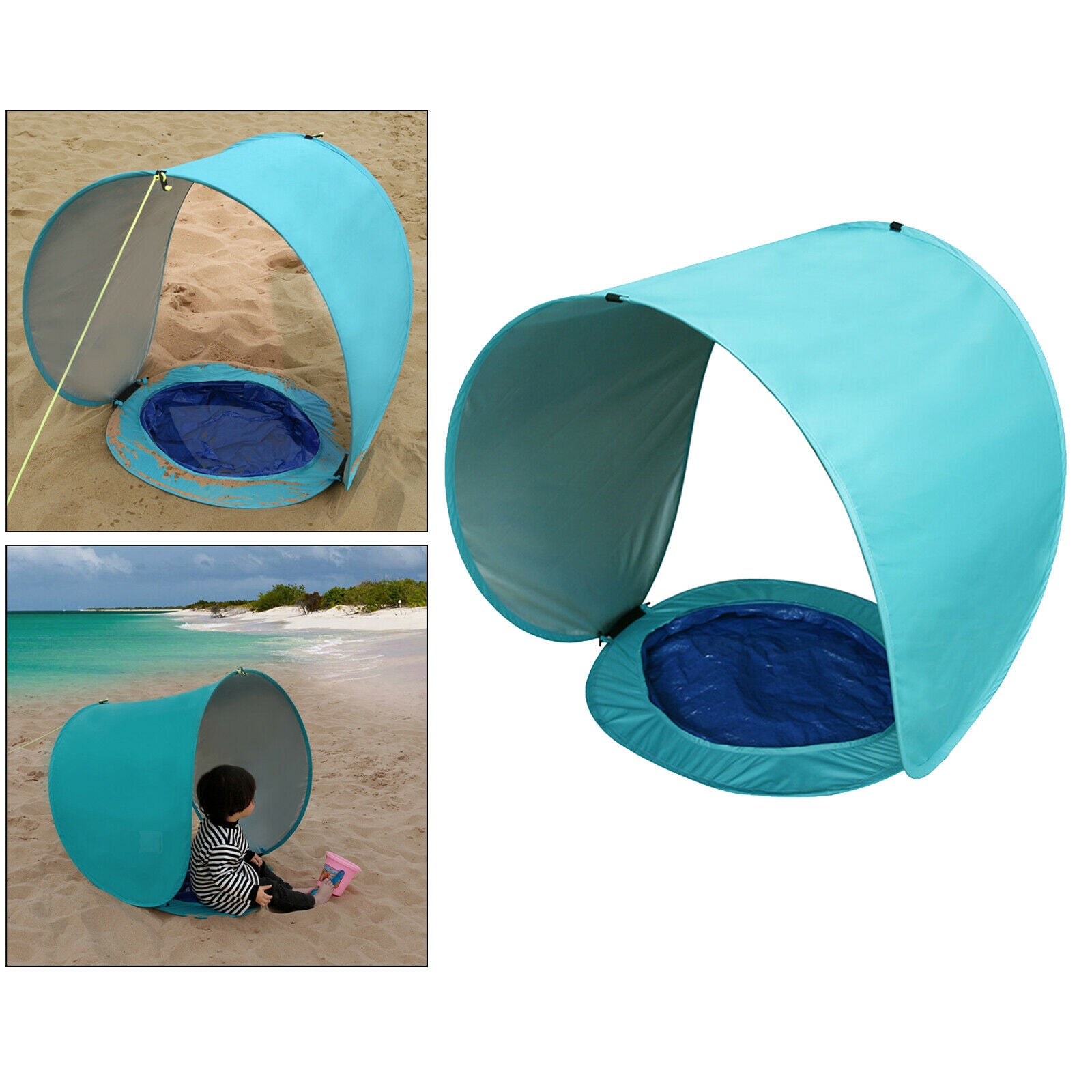 Baby Beach Tent with Pool UV Protection Sun Shelter Toddlers Canopy Anti-UV