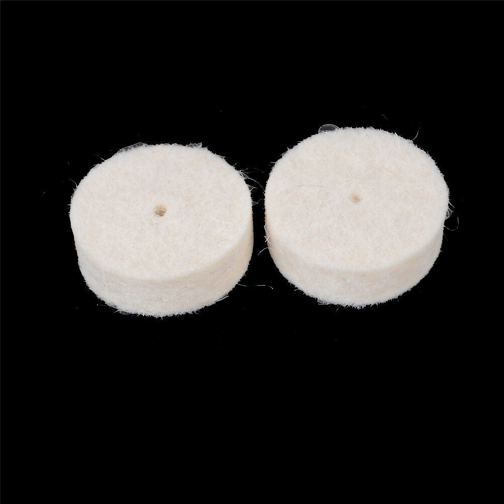 25Mm 10Pcs Grinder Wheel Brush Wool Felt Polishing Buffing Drill Rotary To.l8