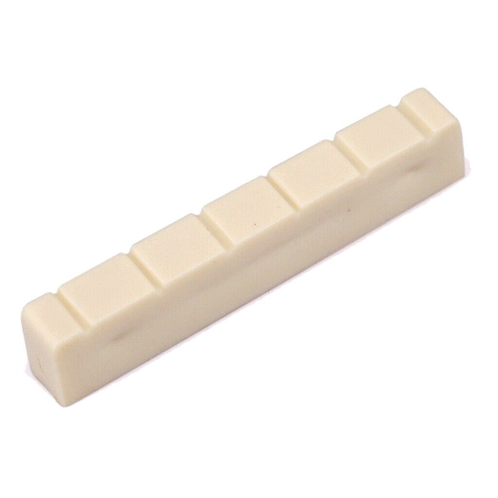 2Pack Plastic Bone Classical Guitar Nut 48mm 6 Strings Classic Guitar NEW