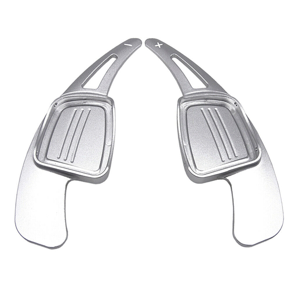 2x Aluminium Alloy Car Steering Wheel Shift Blade Paddle Shifter Extension