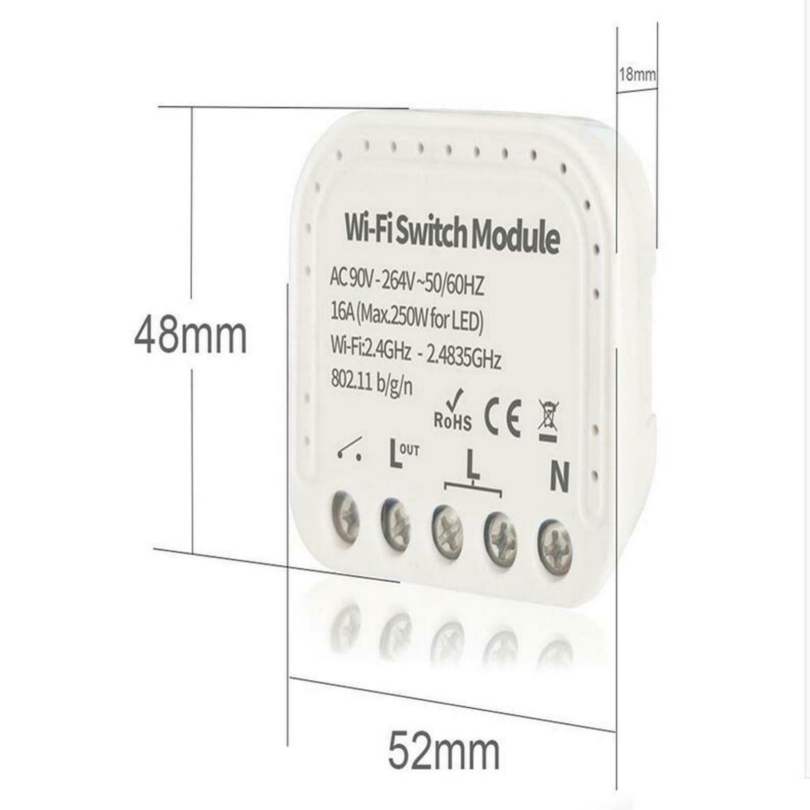 Smart WiFi Dimmer Switch for Smart Home Assistant Voice Control