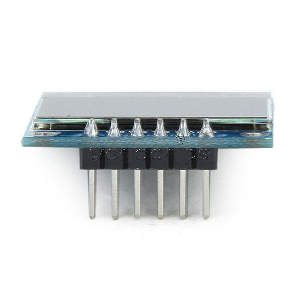 6Pin 0.96" White 12864 SPI&IIC I2C OLED Display Module For Arduino Raspberry Pi