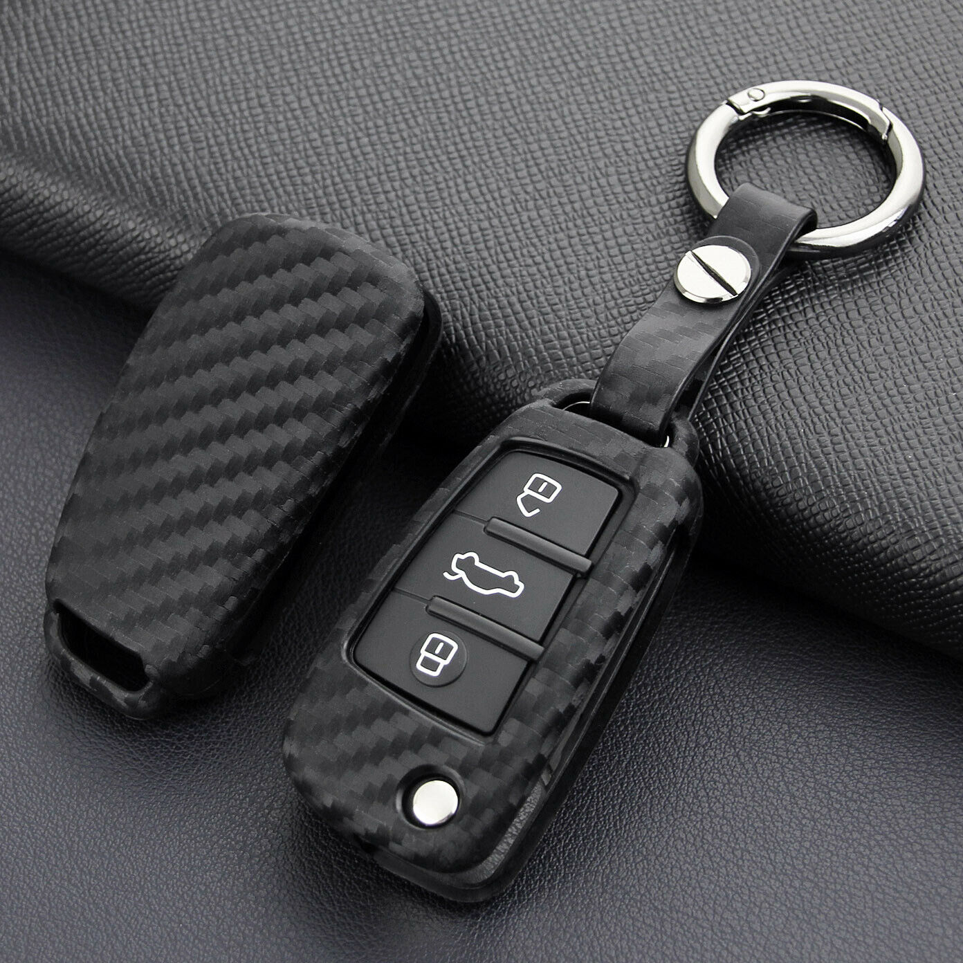2019 Car Key Case Shell Protect For Audi A1 A3 S3 Q3 Q7 TT A6L Keychain Fob