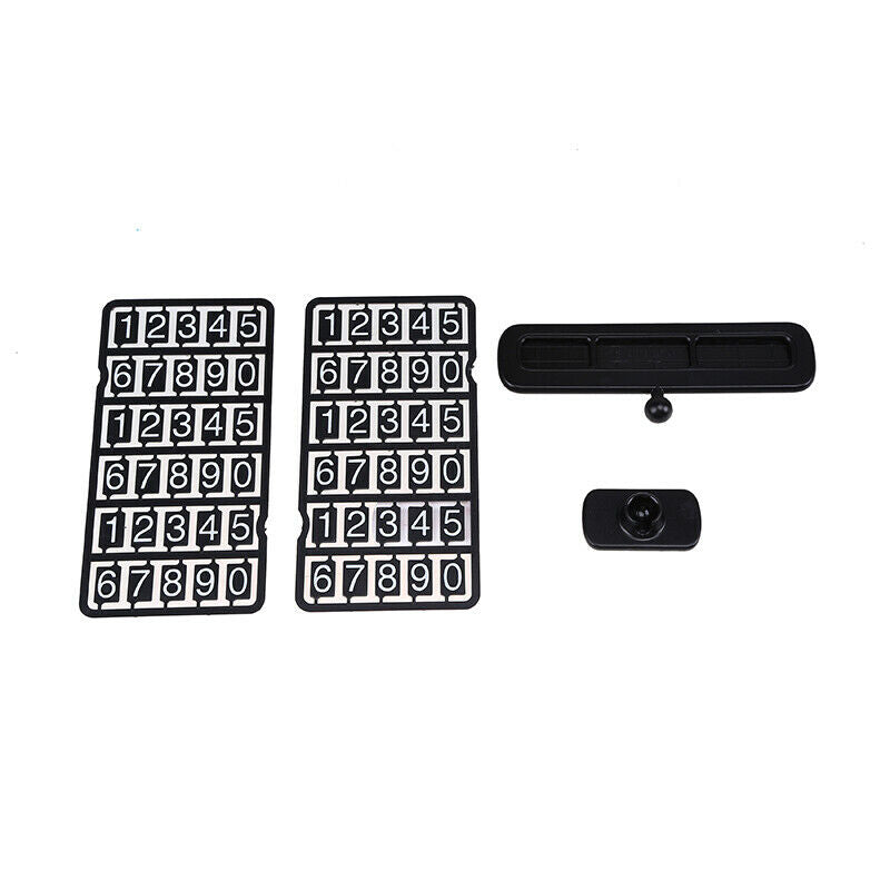 Car Temporary Parking Card Rotatable Luminous Phone Number Notification Plate