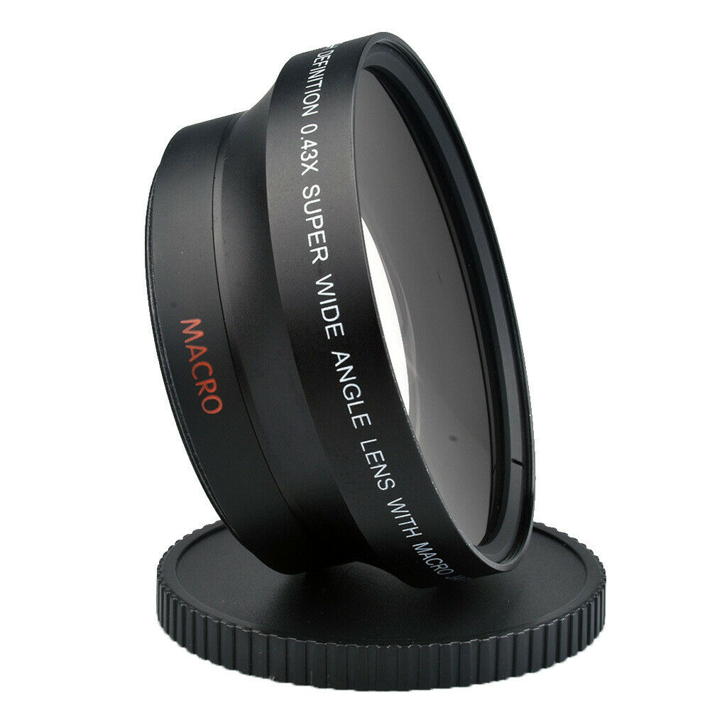 72mm 0.43x Wide Angle Lens with Macro for   HPX170 HMC150 DVX100