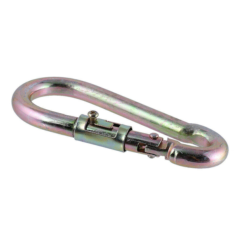 Carbon Steel Carabiner Snap Spring Hook Keychain Buckle Rope Buckle Hiking