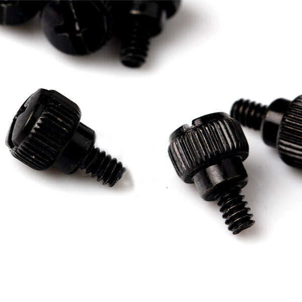 10pcs Computer Case Thumb Screws 6-32 Toolless Modding Black