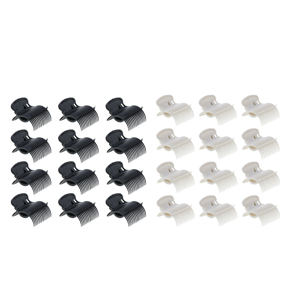 48 Pieces Hot Roller Clip Set Hair Styling Heatproof Curler Clips Clamps Kit