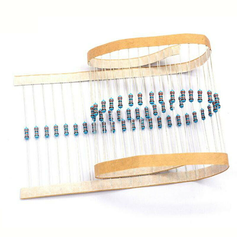 240pcs 5% 1/4W Watt Metal Film Resistors 75K to 1.8M Ohm/Ω 24 Assortment Kit