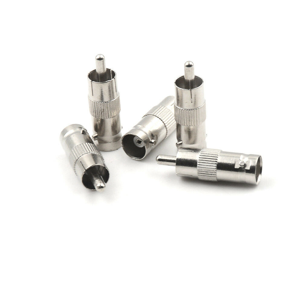5PCS BNC Female TO RCA Male Plug COAX Adapter Connector Parts&yJC.l8
