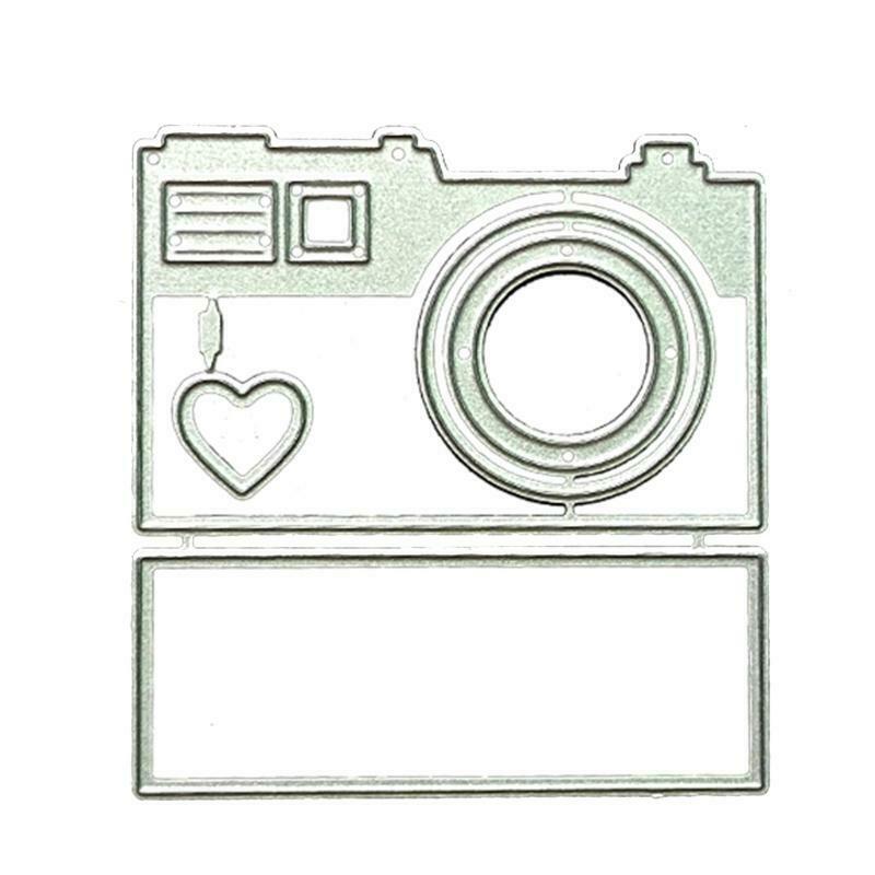 Camera Metal Cutting Dies Stencil DIY Scrapbooking Album Paper Card Template