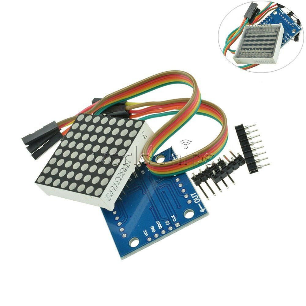 MAX7219 MAX7219EWG Dot matrix module MCU control Display module DIY kit