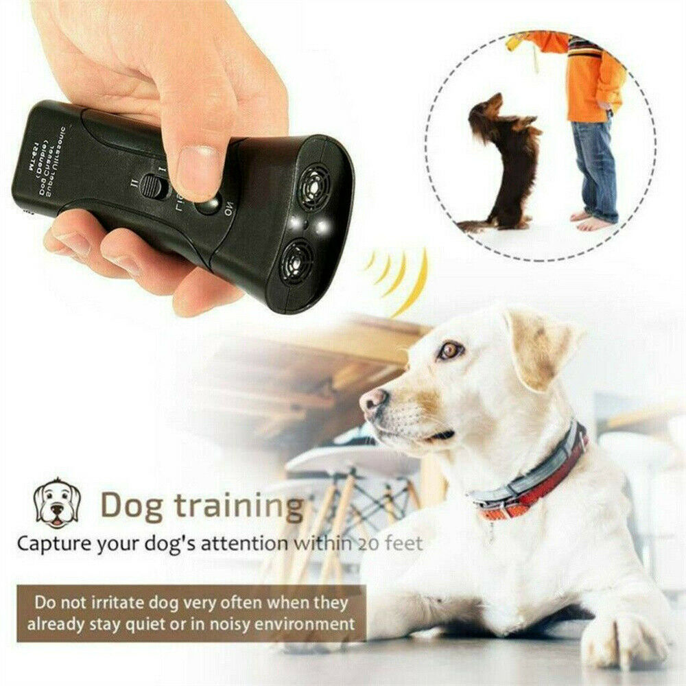 Petgentle Ultrasonic Anti Dog Barking Pet Trainer LED Light Gentle Chaser-Style