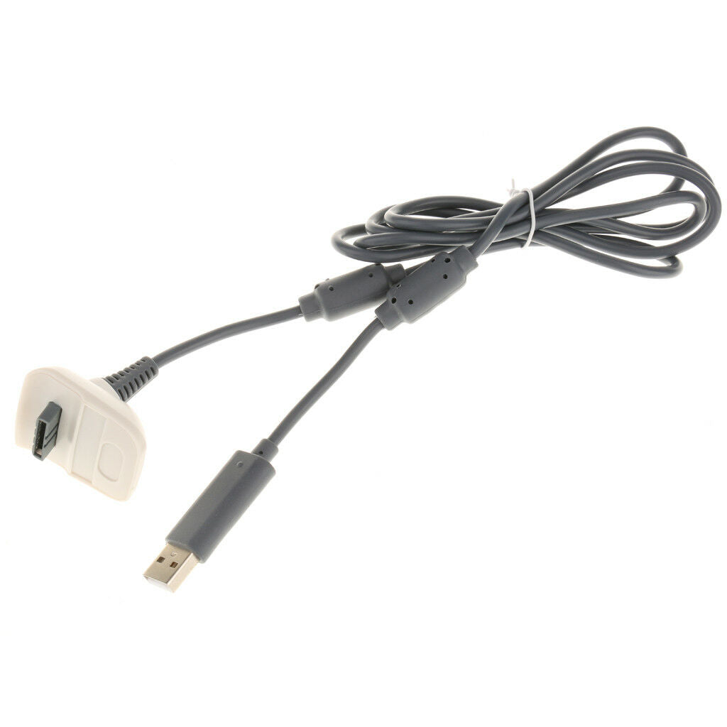 1.8m Charging Cable Cord USB Charger for Microsoft   360 Controller White