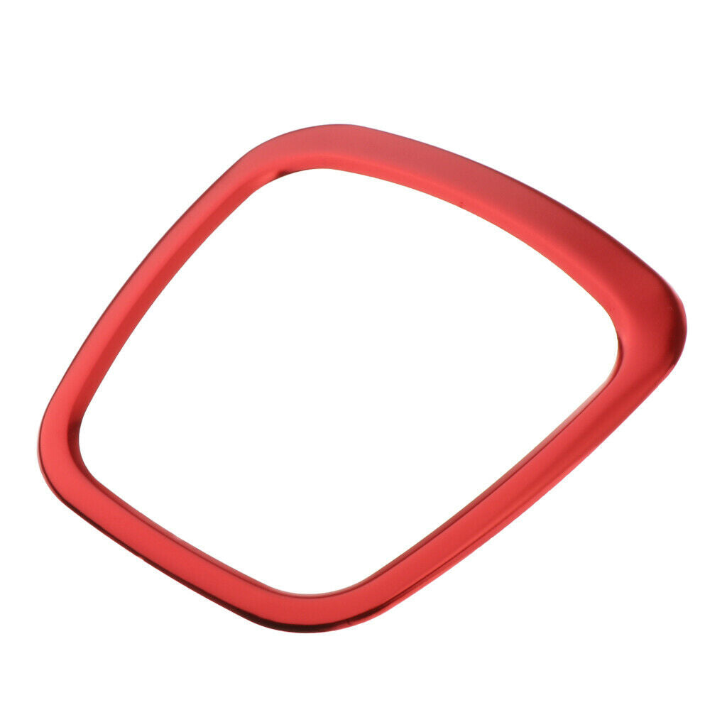 Aluminum Car Steering Wheel Center Badge Trim for AUDI A1 A3 A4L Q5 Q7 Red