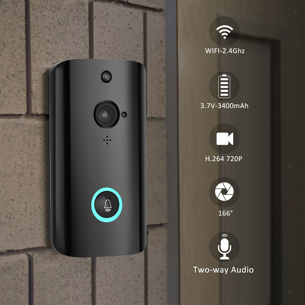 Wifi Motion Sensor Visual Doorbell Wireless HD 720P Two Way Video Door Phone