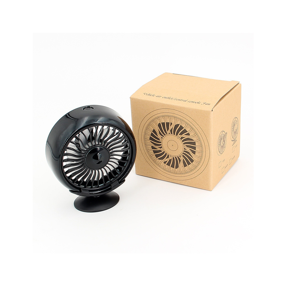 360° Car Fan Car Interior Accessories USB Cooling Swing Fan Ventilation Board
