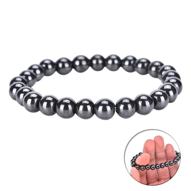 1pc Round Black Stone Bracelet Magnetic Bracel.l8