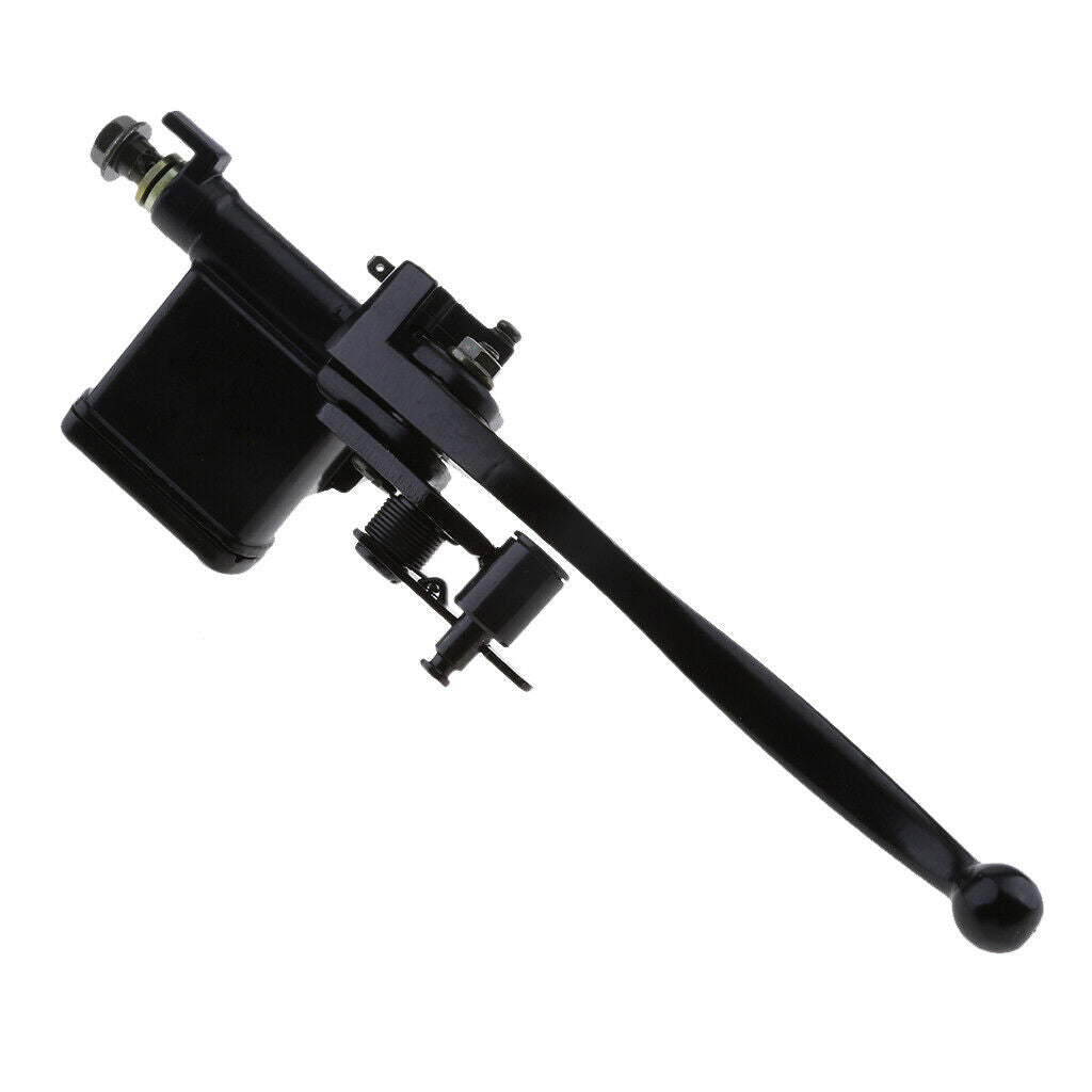 10mm Banjo Black Front Right Hydraulic Brake Master Cylinder Dirt Bike ATV