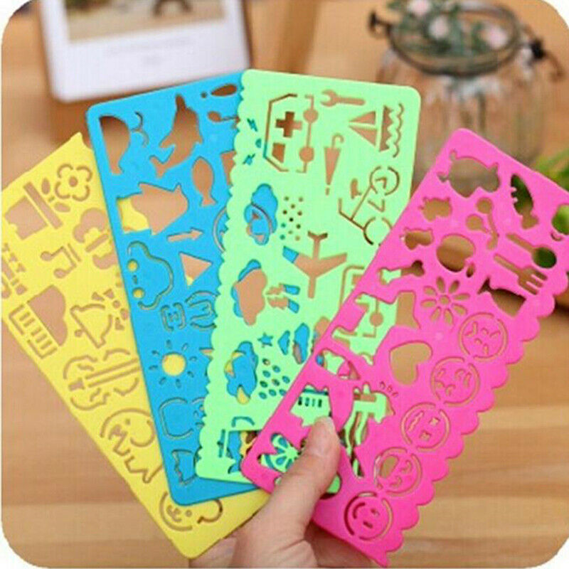 5Pcs Multifunctional Student Stationery Cute Drawing Cartoon Art Painting.l8