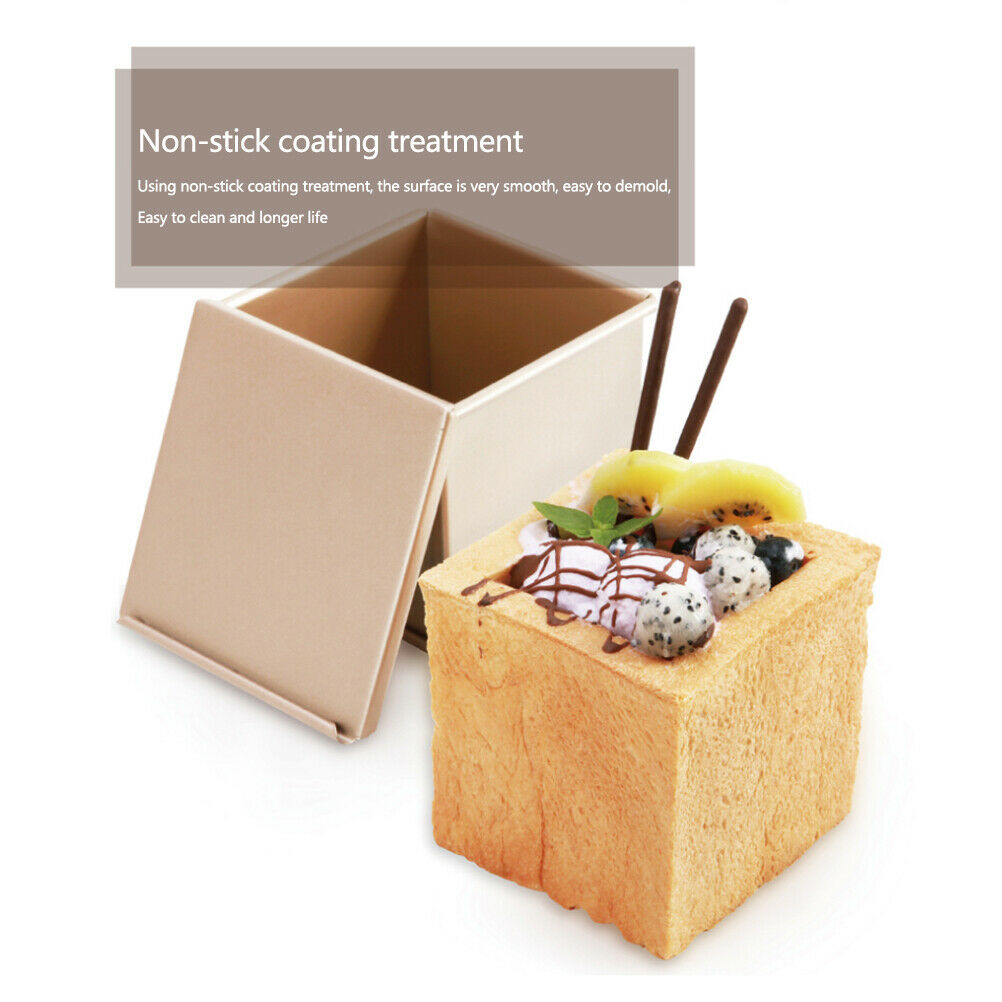 Toast Box Non-stick Toast Baking Box Bread Pan with Lid Bread Baking Mold Tools