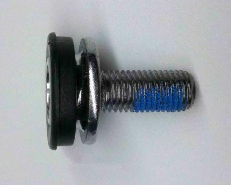 2 Pcs M8 x 15mm Bike Bottom Bracket Axle Allen Key Crank Bolts Chrome W/Seal